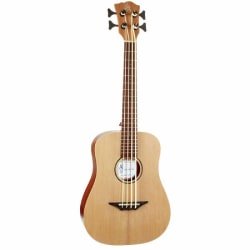 Linkshänder Harley Benton CLU-Bass Ukulele LH Natural Matte