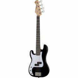 Linkshänder Harley Benton PB-Shorty LH Gloss Black