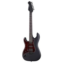 Linkshänder Stratocaster Harley Benton ST-20HSS LH Schwarz