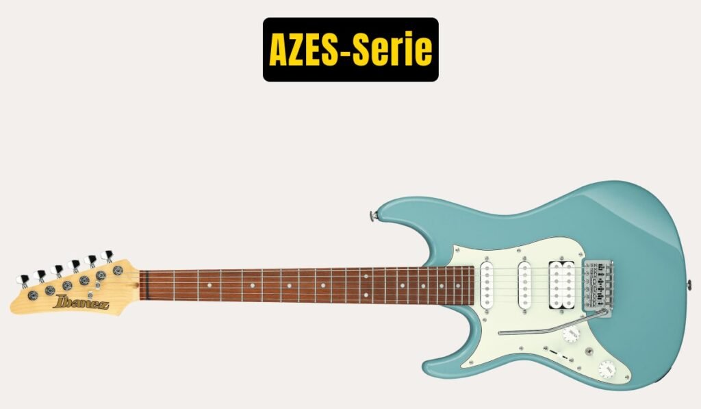 Ibanez AZES-Serie Linkshander